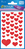 Deko Sticker, Papier, Herzen, rot, 117 Aufkleber