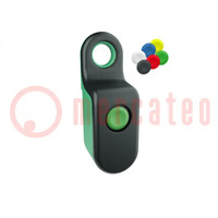 Switch: push-button; white/black/green/red/yellow/blue; IP65