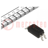 Optocoupler; SMD; Ch: 1; OUT: transistor; Uisol: 2,5kV; Uce: 80V