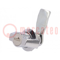 Lock; different cylinder; zinc and aluminium alloy; 18mm