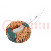 Inductor: wire; THT; 15mH; 250mA; 1.37Ω; 230VAC; 14x5mm; -20÷50%