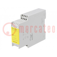 Module: safety relay; 7S; 24VDC; OUT: 2; for DIN rail mounting