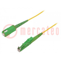 Patch cord a fibra ottica; E2/APC,SC/APC; 3m; giallo; Gold