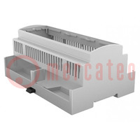 Enclosure: for DIN rail mounting; Y: 90.5mm; X: 142.3mm; Z: 62mm