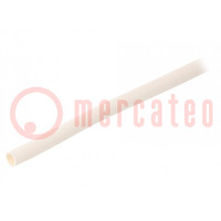 Protective tube; PVC; white; -20÷105°C; Øint: 4.11mm; L: 152.4mm
