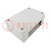 Enclosure: multipurpose; X: 200mm; Y: 300mm; Z: 120mm; with flange