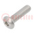Screw; M4x16; 0.7; Head: button; hex key; HEX 2,5mm; ISO 7380