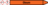 Rohrmarkierer mit Gefahrenpiktogramm - Oleum, Orange, 3.7 x 35.5 cm, Seton, Rot