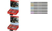STABILO Fasermaler Pen 68 metallic, 60er Display - 8 Farben (55500342)
