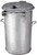 Stahlverzinkter Abfallbehälter 110 Liter VB 110110 - Verzinkt