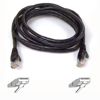 Belkin High Performance Category 6 UTP Patch Cable 2m Black cavo di rete Nero