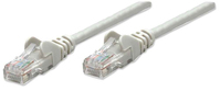 Intellinet Netzwerkkabel, Cat5e, U/UTP, CCA, Cat5e-kompatibel, RJ45-Stecker/RJ45-Stecker, 1,0 m, grau