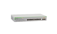 Allied Telesis GS950/10PS Zarządzany Gigabit Ethernet (10/100/1000) Obsługa PoE Zielony, Szary