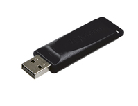 Verbatim Slider - Unidad USB de 64 GB - Negro