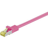 Goobay RJ-45 CAT7 20m networking cable Magenta S/FTP (S-STP)