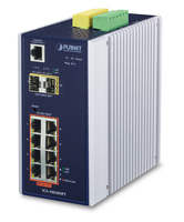 PLANET IGS-10020HPT hálózati kapcsoló Vezérelt L2+ Gigabit Ethernet (10/100/1000) Ethernet-áramellátás (PoE) támogatása Fekete, Fehér