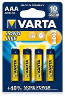 Varta Longlife Batterie Egyszer használatos elem AAA Lúgos