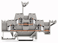 Wago 280-543 bloque de terminales 4P Gris