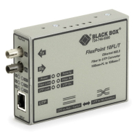 Black Box LMC212A-13MM-R3 netwerk media converter 10 Mbit/s 1310 nm Multimode Grijs
