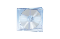 ASSMANN Electronic 64030 funda para discos ópticos Caja transparente para CD 2 discos Transparente