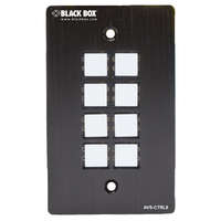 Black Box AVS-CTRL8 nyomógomb panel Fekete