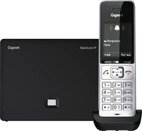 Gigaset BasicLine IP + COMFORT 500HX DECT-telefoon Nummerherkenning Zwart, Zilver
