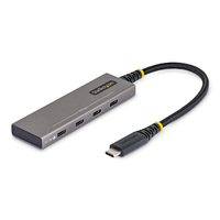 StarTech.com 4 Port USB-C Hub, 10Gbps, 100W PD Charging, 4x USB-C Poorten, Overstroombeveiliging, PCR Aluminium, Voor MacBook/Dell/ThinkPad/HP/iPad/Tablet