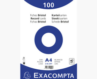 Exacompta 10506E indexkaart Wit
