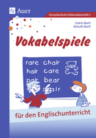 ISBN Bartl. Vokabelspiele für den Englischunterricht in der Grund- und Hauptschule