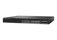 Cisco Catalyst 3650-24PS-L Network Switch, 24 Gigabit Ethernet (GbE) PoE+ Ports, four 1 G Uplinks, 640WAC Power Supply, 1 RU, LAN Base Feature Set, Enhanced Limited Lifetime War...