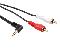 Maclean MCTV-828 kabel audio 15 m 2 x RCA 3.5mm Czarny, Czerwony, Biały