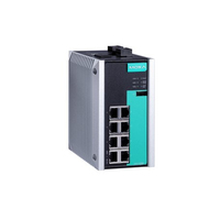 Moxa EDS-G508E-T łącza sieciowe Zarządzany L2 Gigabit Ethernet (10/100/1000) Czarny, Zielony, Szary