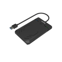 UNITEK Y-3036 obudowa do dysków twardych Obudowa HDD/SSD Czarny 2.5"