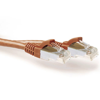 ACT FB2251 cable de red Marrón 1,5 m Cat6a S/FTP (S-STP)