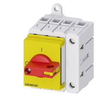 Siemens 3LD31300TL13 electrical switch Rotary switch 4P Red, White, Yellow