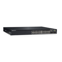 DELL N3224T-ON Zarządzany L2 Fast Ethernet (10/100) Obsługa PoE 1U Czarny