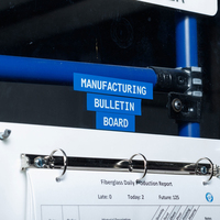 Brady M61C-500-595-BL printer label Blue Self-adhesive printer label