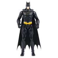 DC Comics BATMAN - FIGURA BATMAN 30 CM - - Muñeco Batman 30 cm Articulado negro y naranja - 6065135 - Superhéroes Juguetes niños 3 años +
