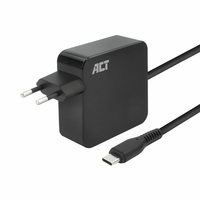 ACT AC2010 cargador de dispositivo móvil Portátil, Smartphone, Tableta Negro Corriente alterna Carga rápida Interior