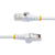 StarTech.com 3m CAT6a Ethernet Cable - White - Low Smoke Zero Halogen (LSZH) - 10GbE 500MHz 100W PoE++ Snagless RJ-45 w/Strain Reliefs S/FTP Network Patch Cord