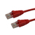 Videk Booted 24 AWG Cat5e UTP RJ45 Patch Cable Red 2Mtr