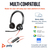 POLY Blackwire 3320 Stereo Microsoft Teams Certified USB-C Headset +USB-C/A Adapter