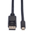 ROLINE GREEN DisplayPort kabel, DP Male - Mini DP Male, TPE, zwart, 3 m