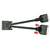 Lindy 41218 Videokabel-Adapter 0,2 m DVI-D DVI-D + VGA (D-Sub) Schwarz