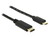 DeLOCK 2m, USB2.0-C/USB2.0 Micro-B kabel USB Micro-USB B USB C Czarny