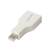 LogiLink CV0110 tussenstuk voor kabels Mini Displayport DisplayPort Grijs