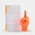 Candlehand Neon F*ck You Wachskerze andere Orange