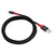 Microconnect MC-ALIGHTNING-SC Lightning kábel 1,5 M Fekete