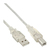 InLine USB 2.0 Kabel, A an B, transparent, 0,5m
