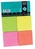 Connect Quick Notes Neon Rainbow 75 x 125 mm selbstklebendes Etikett 80 Stück(e)
